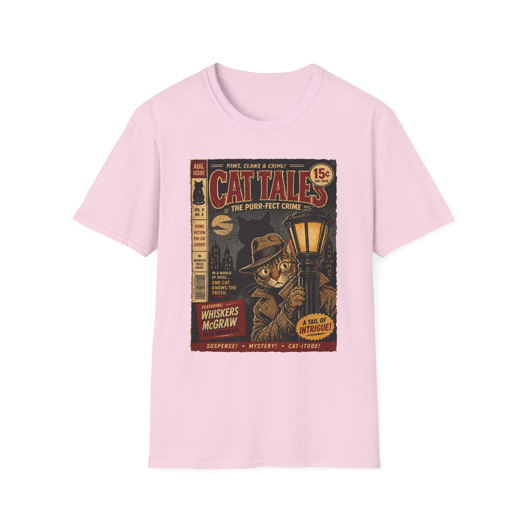 Cat's Pulp Detective Stories T-Shirt
