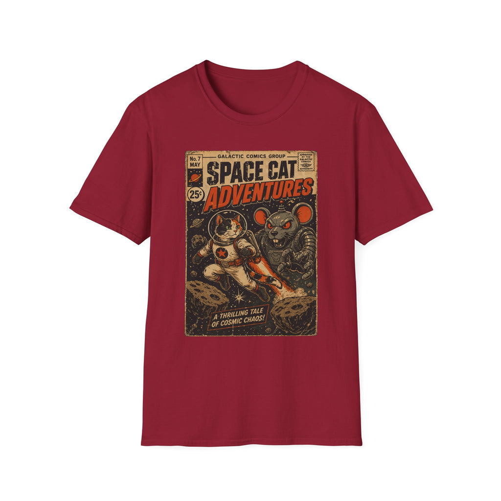 Cat's Pulp Space Stories T-Shirt