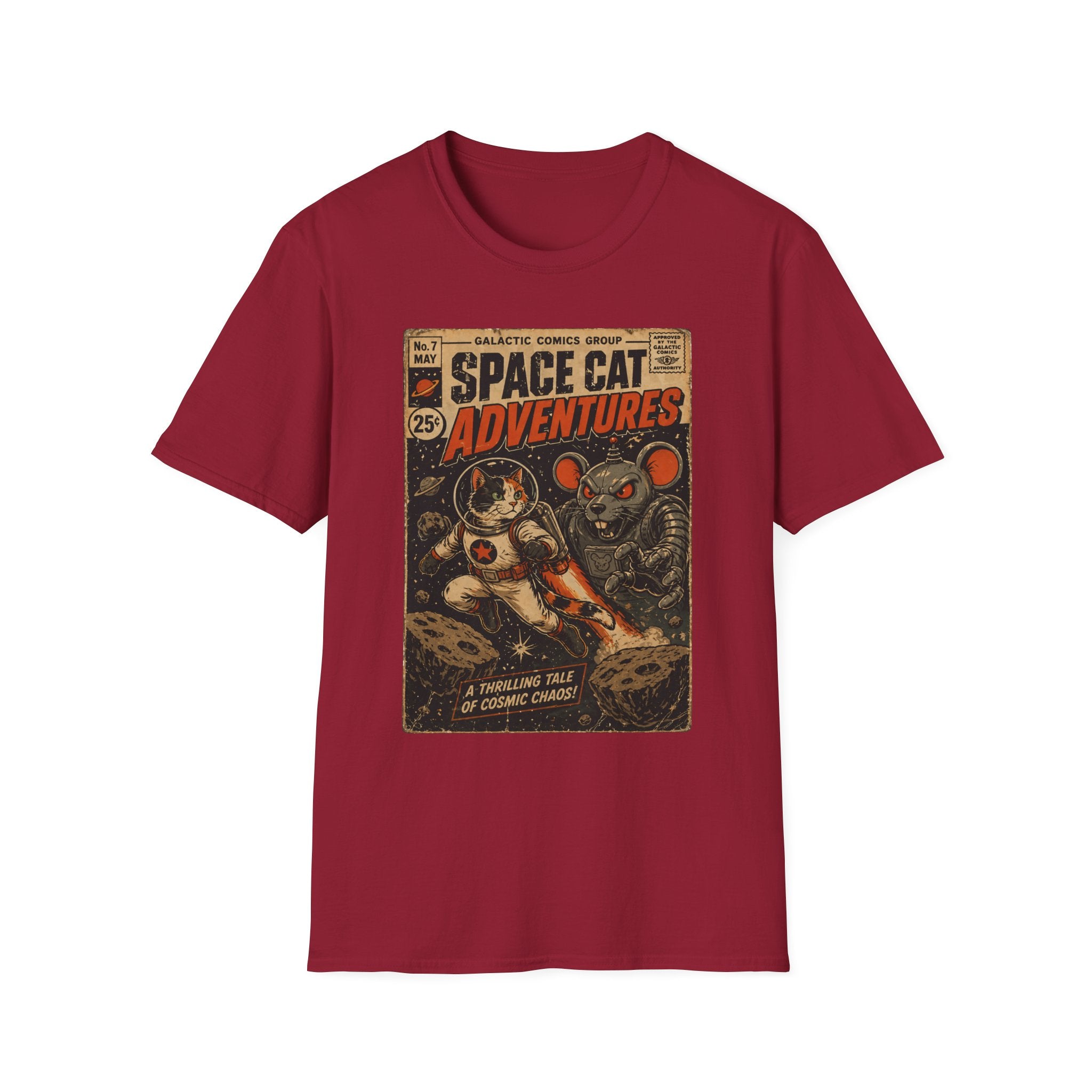 Cat's Pulp Space Stories T-Shirt