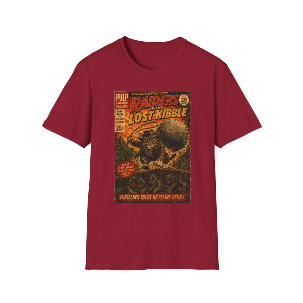 Cat Pulp Adventure Stories T-Shirt