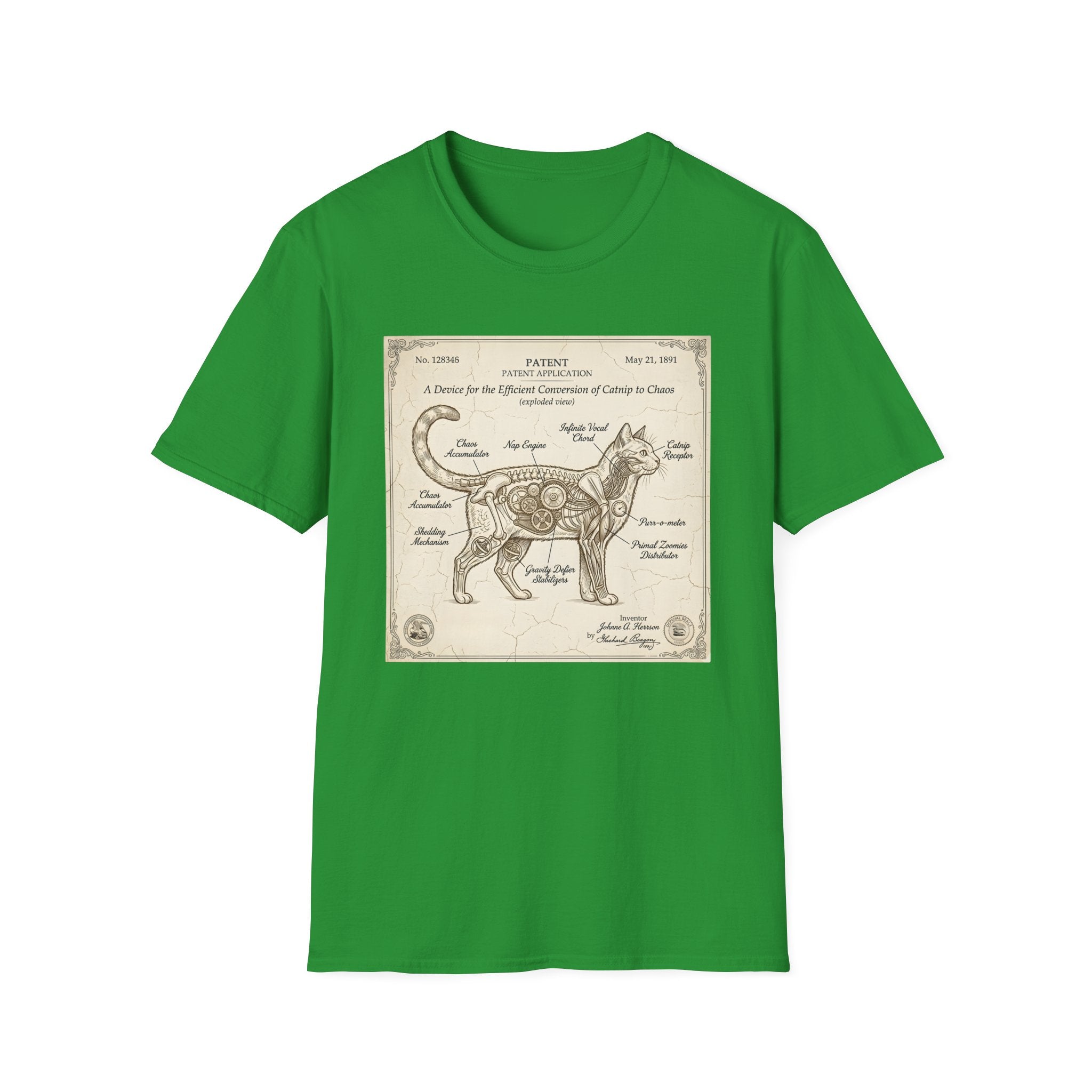 Cat Patent T-Shirt