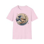 Cat Surfing The Great Wave off Kanagawa T-Shirt