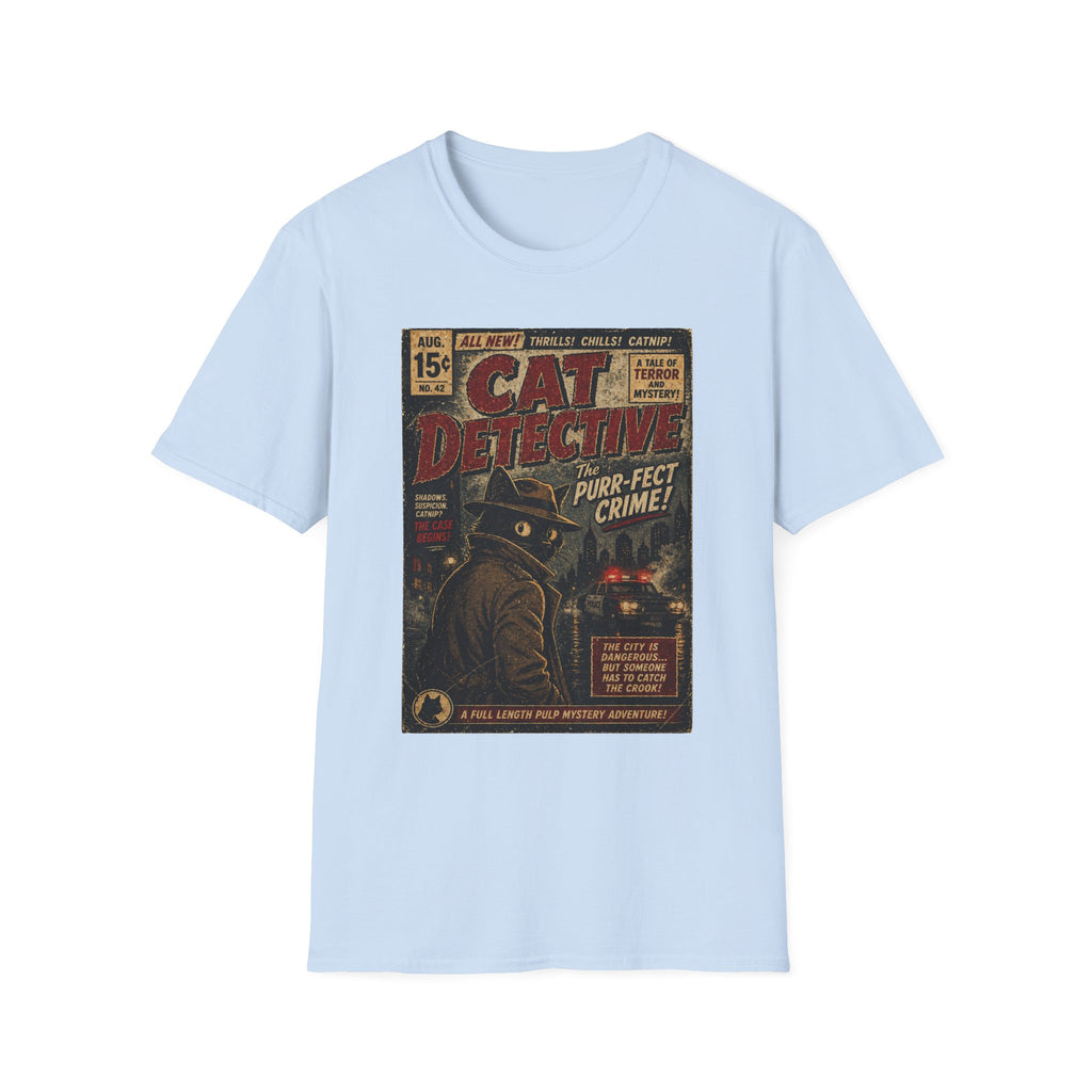 Cat's Pulp Detective Stories T-Shirt