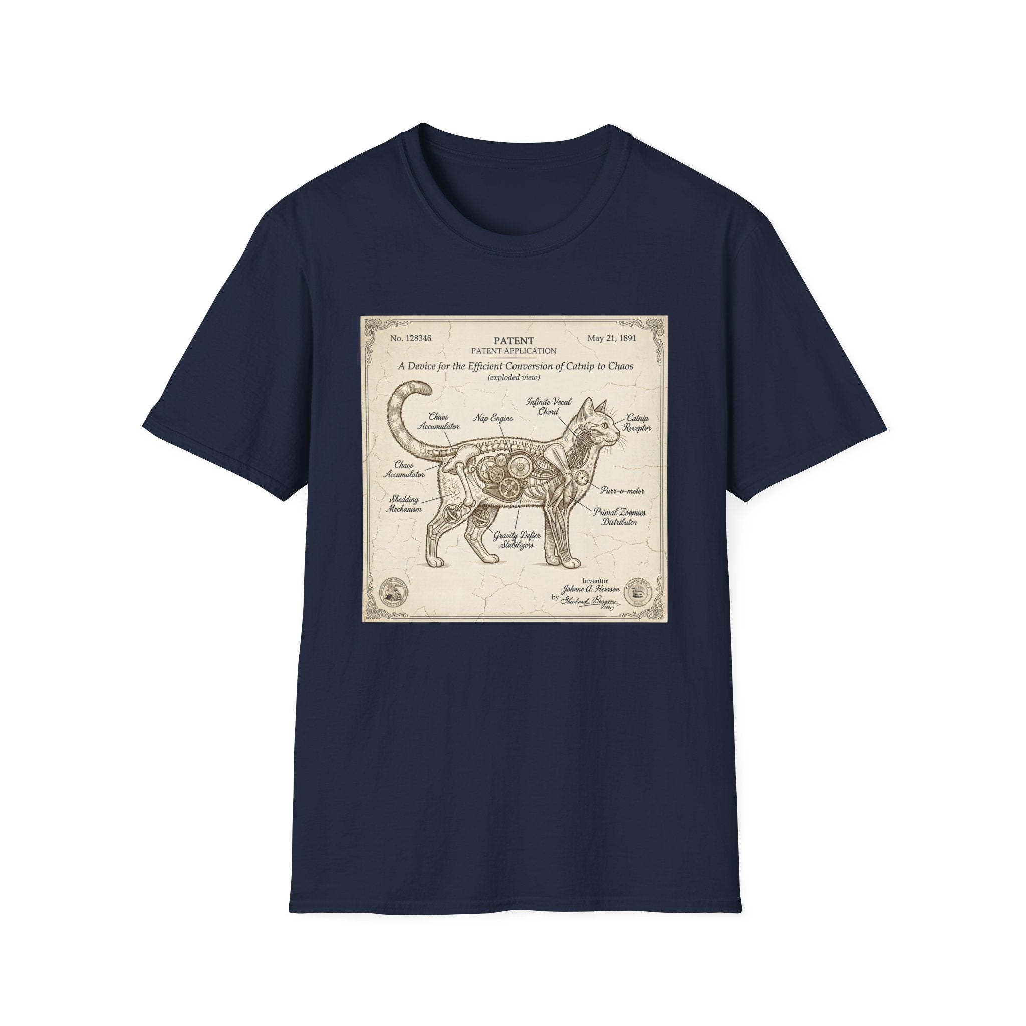 Cat Patent T-Shirt