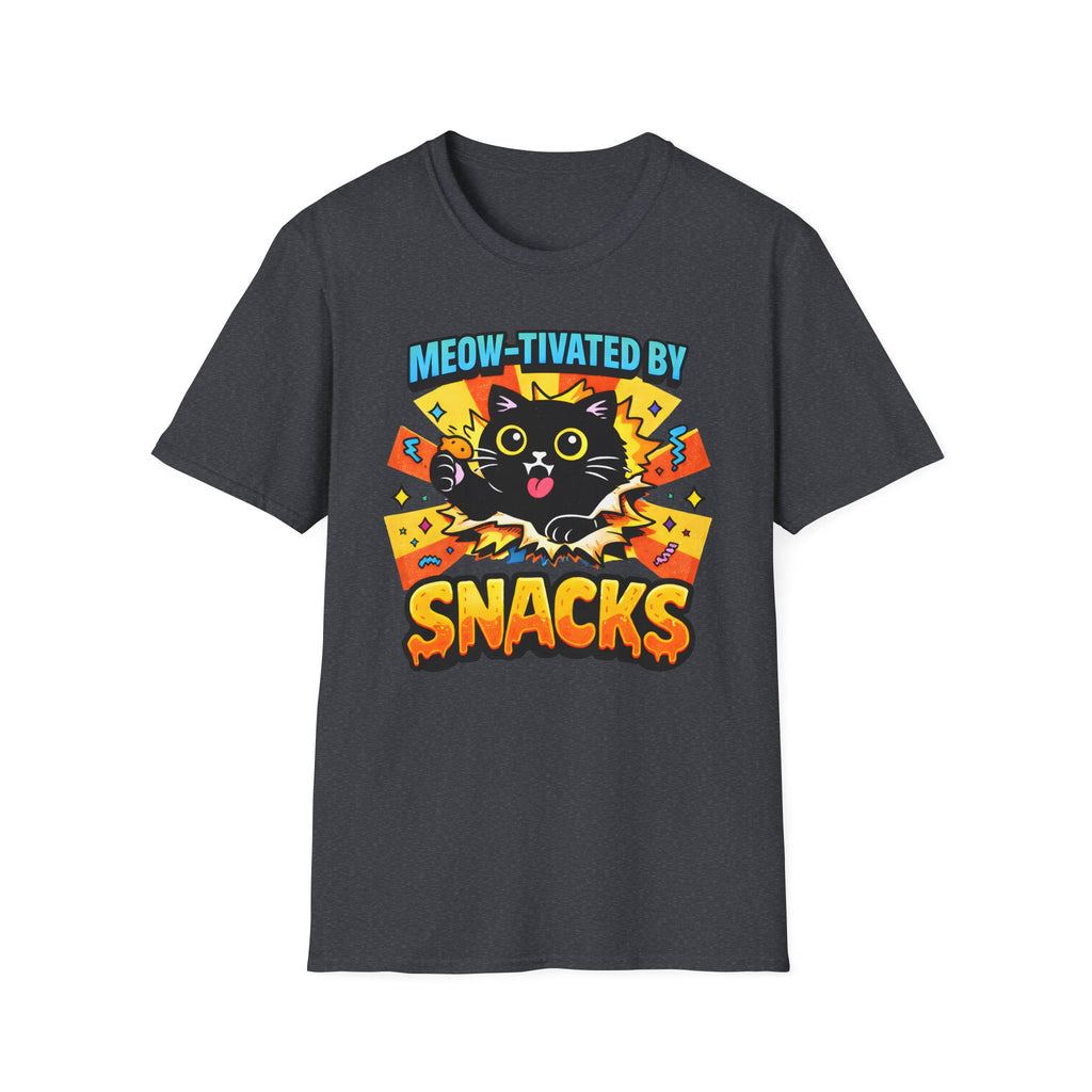 Meow-tivated By Snacks T-Shirt