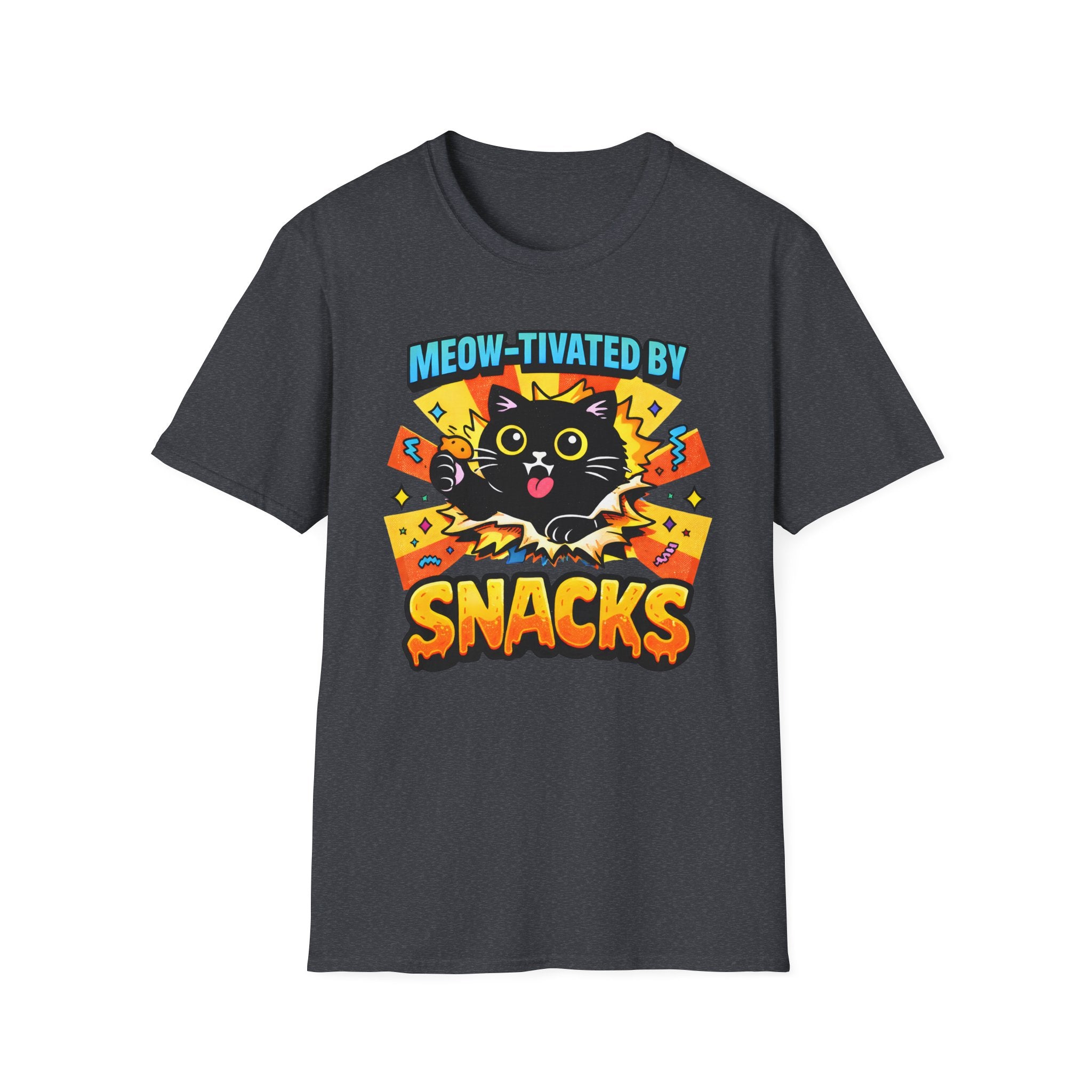 Meow-tivated By Snacks T-Shirt