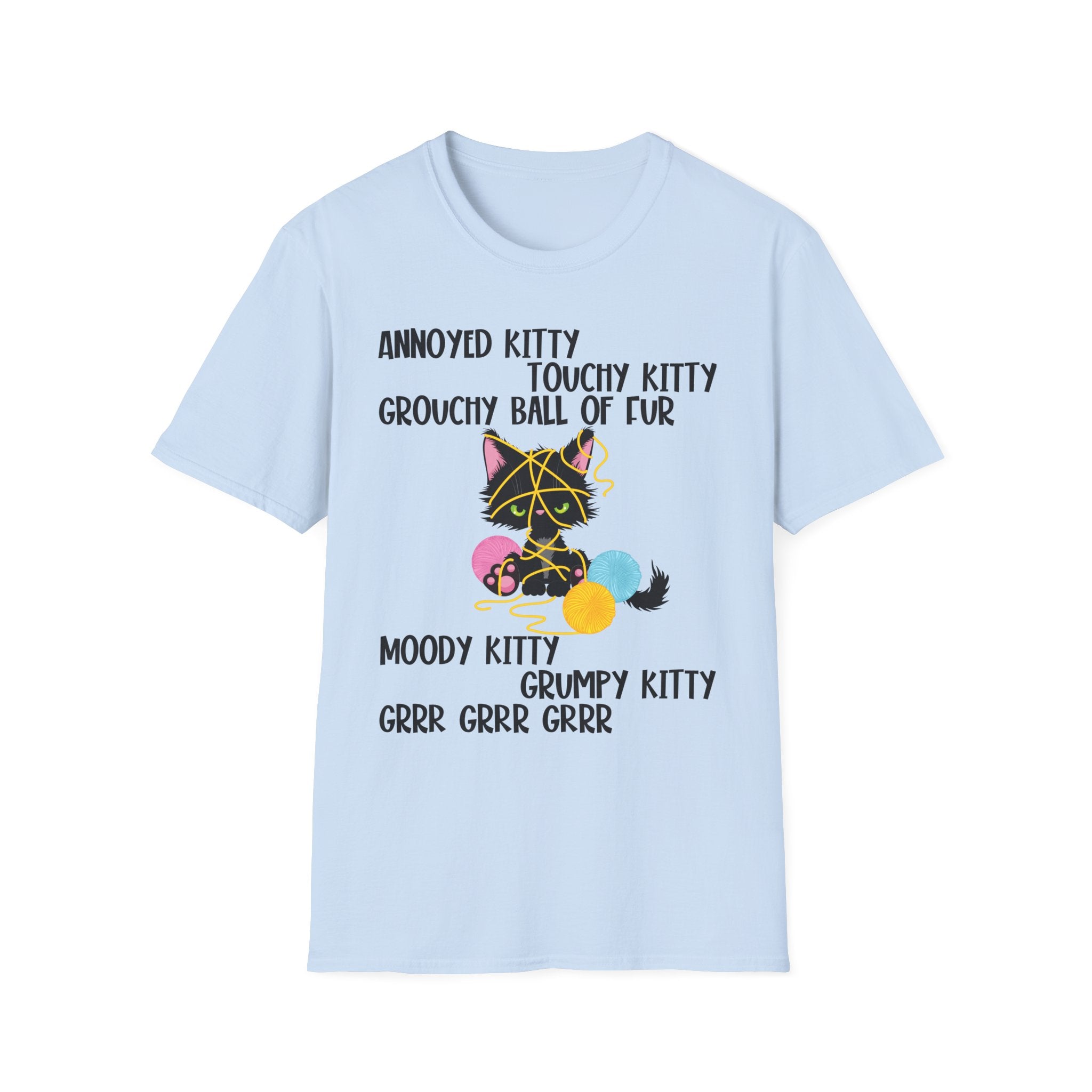 Annoyed Kitty Touchy Kitty T-Shirt
