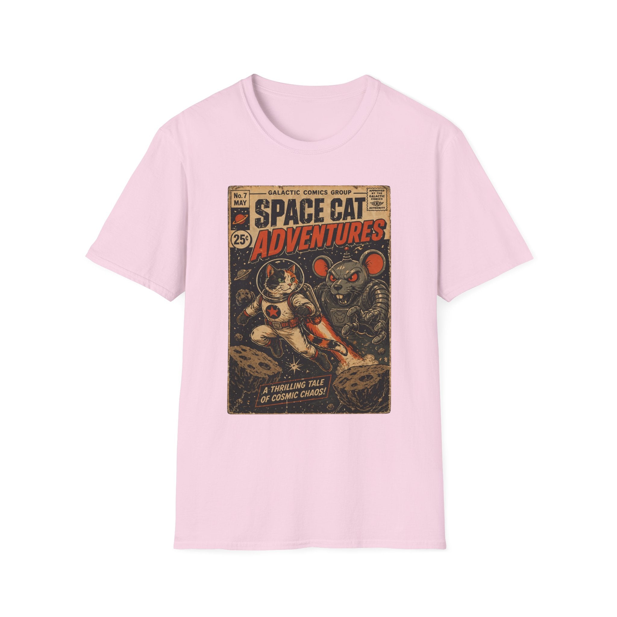 Cat's Pulp Space Stories T-Shirt