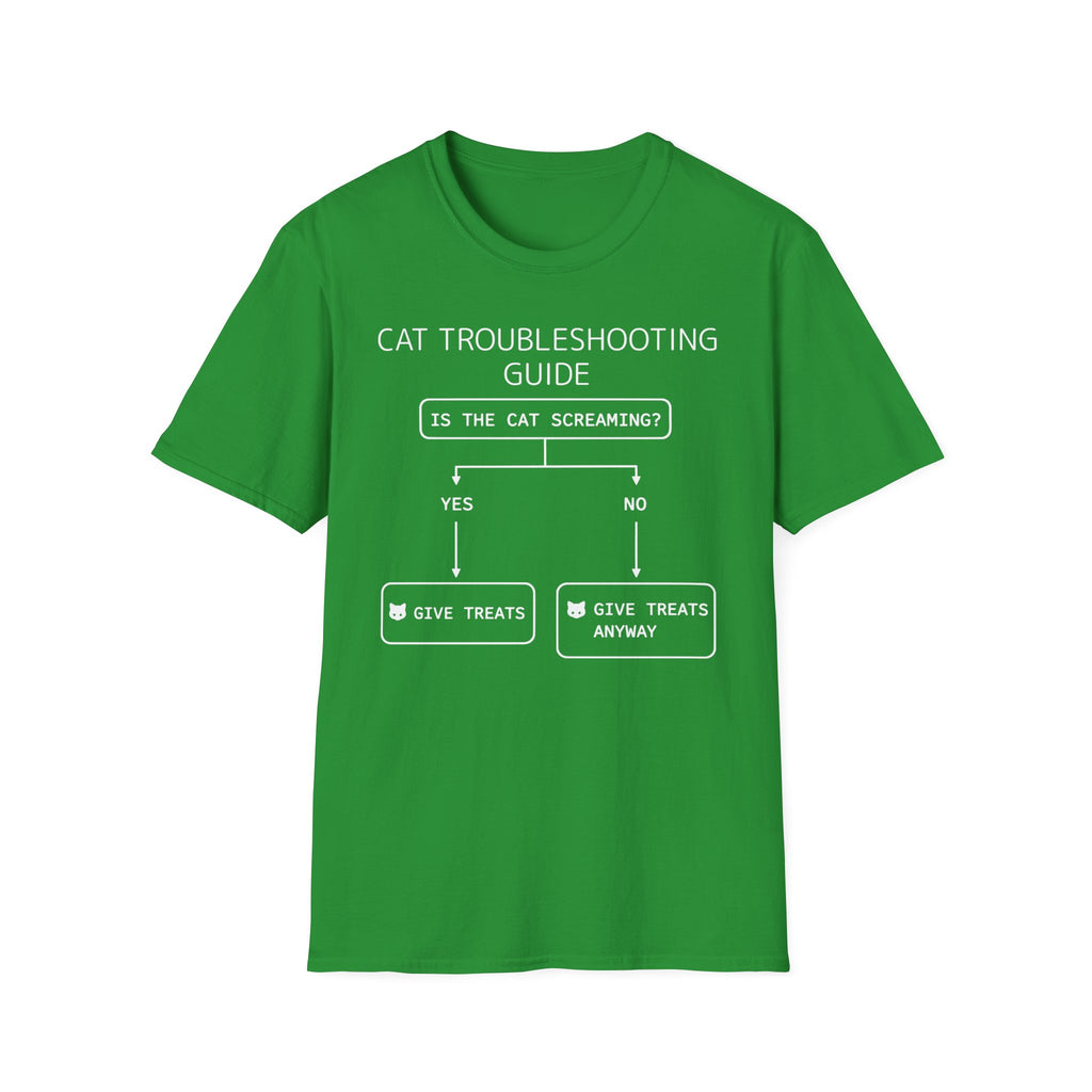 Cat Troubleshooting Guide T-Shirt