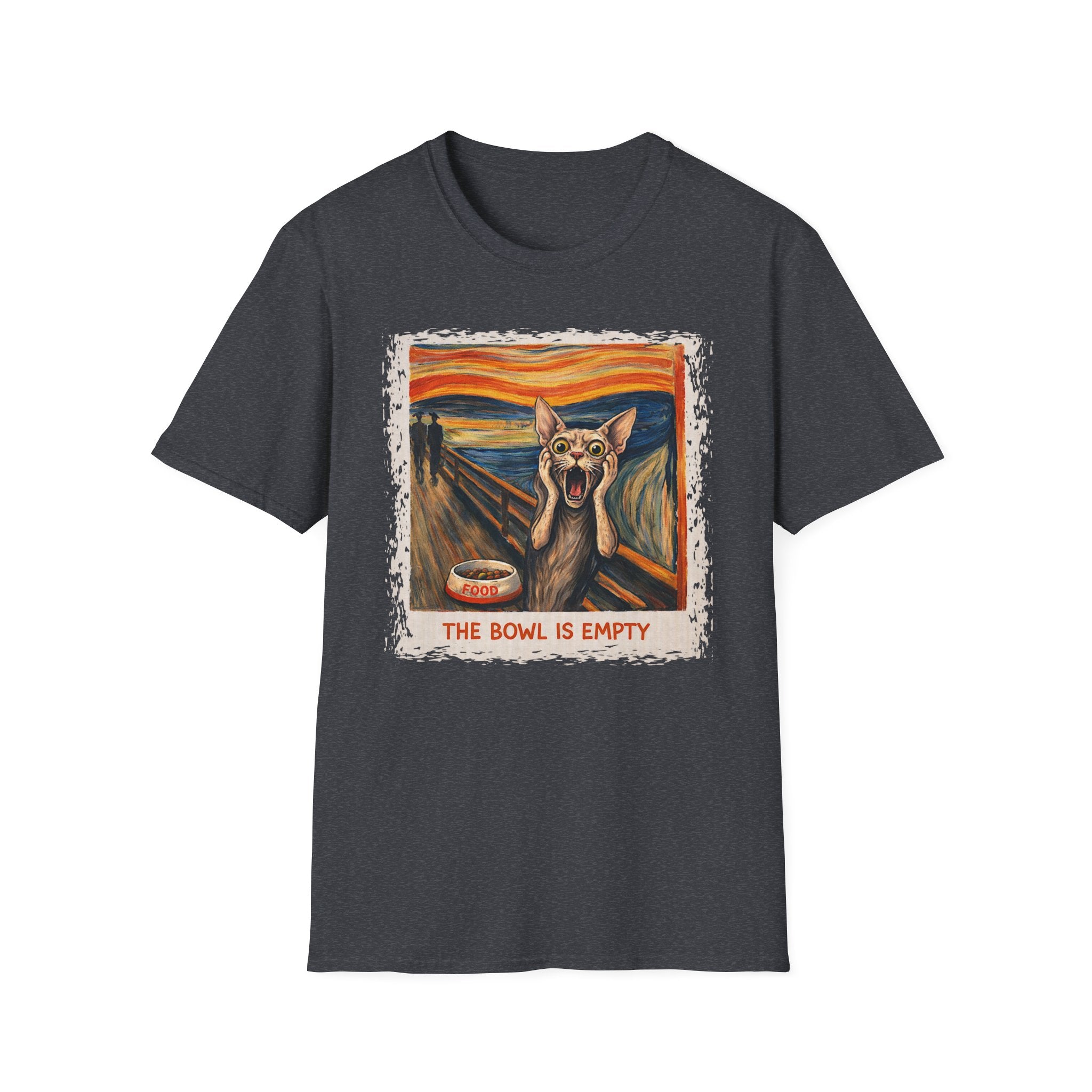 Cat The Scream, The Bowl Is Empty T-Shirt
