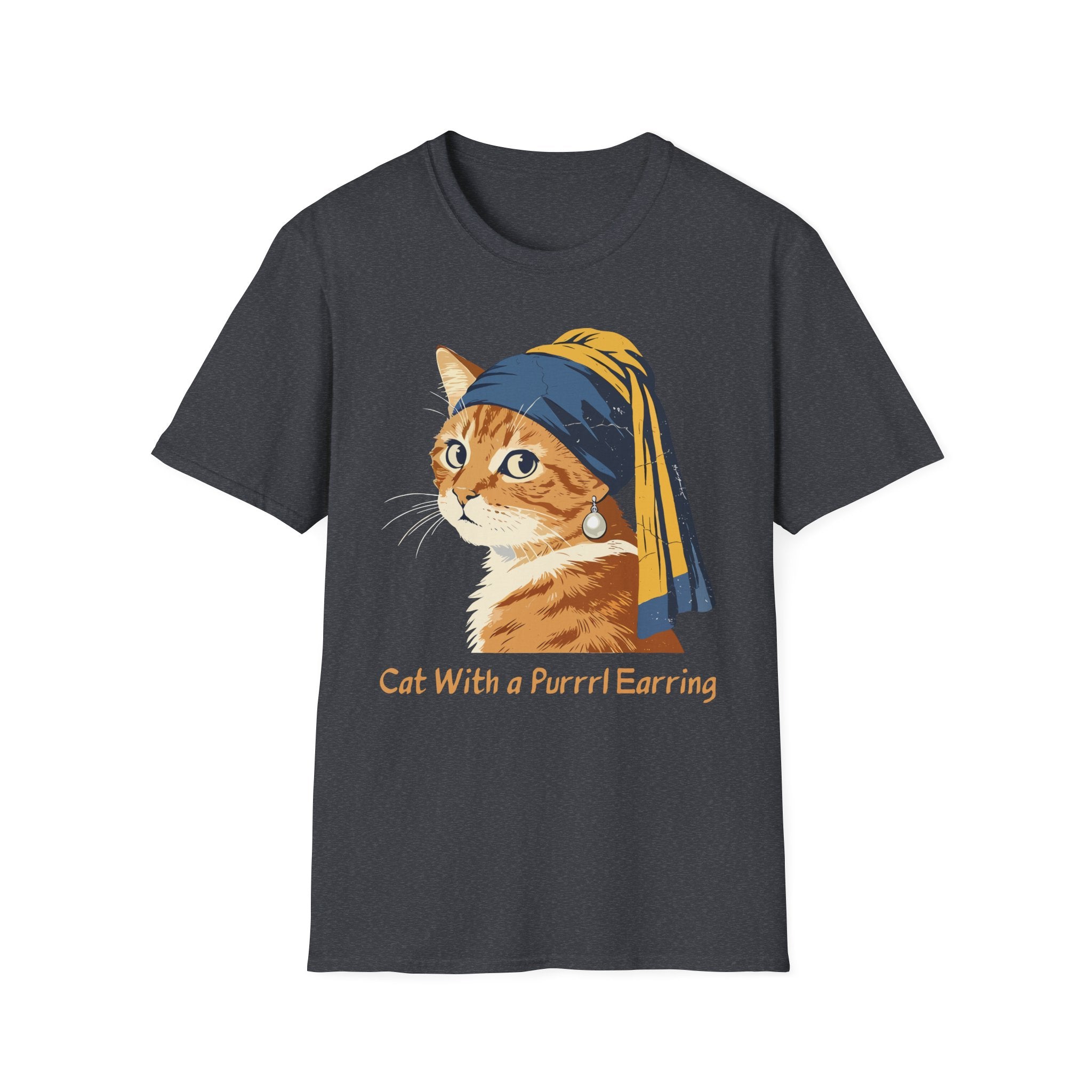 Cat With a Purrrl Earring T-Shirt