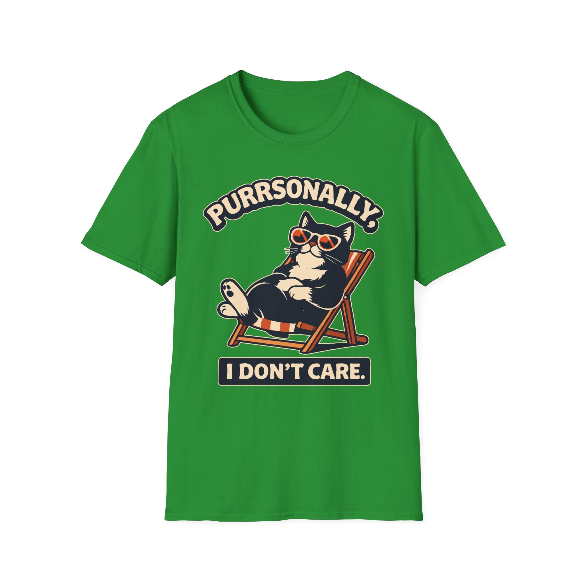 Purrsonaly I Don't Care T-Shirt