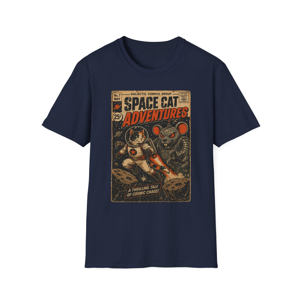 Cat's Pulp Space Stories T-Shirt
