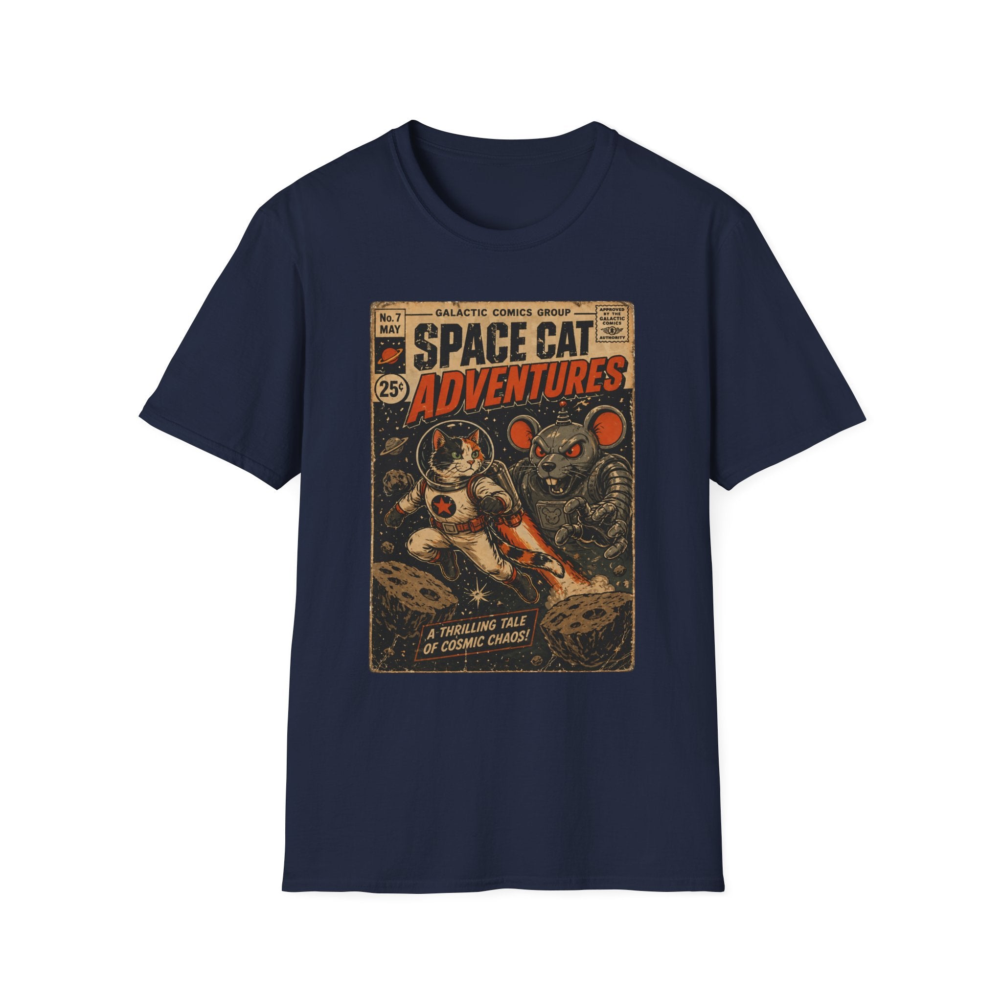 Cat's Pulp Space Stories T-Shirt