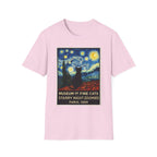 Museum Of Fine Cats, Starry Night Zoomies Poster T-Shirt