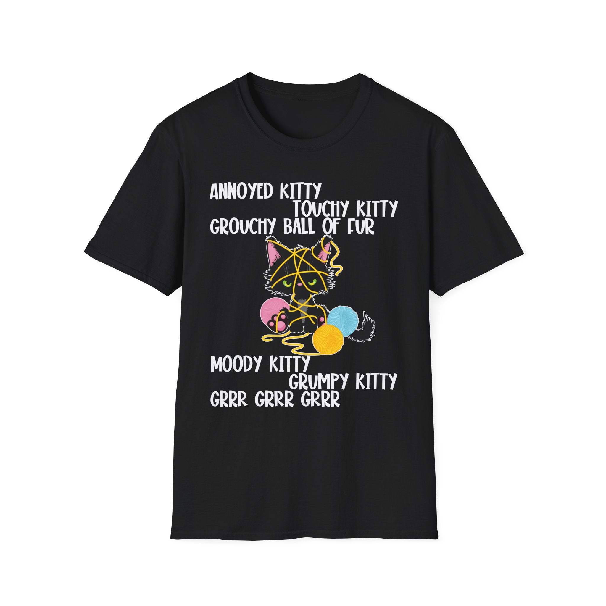 Annoyed Kitty Touchy Kitty T-Shirt