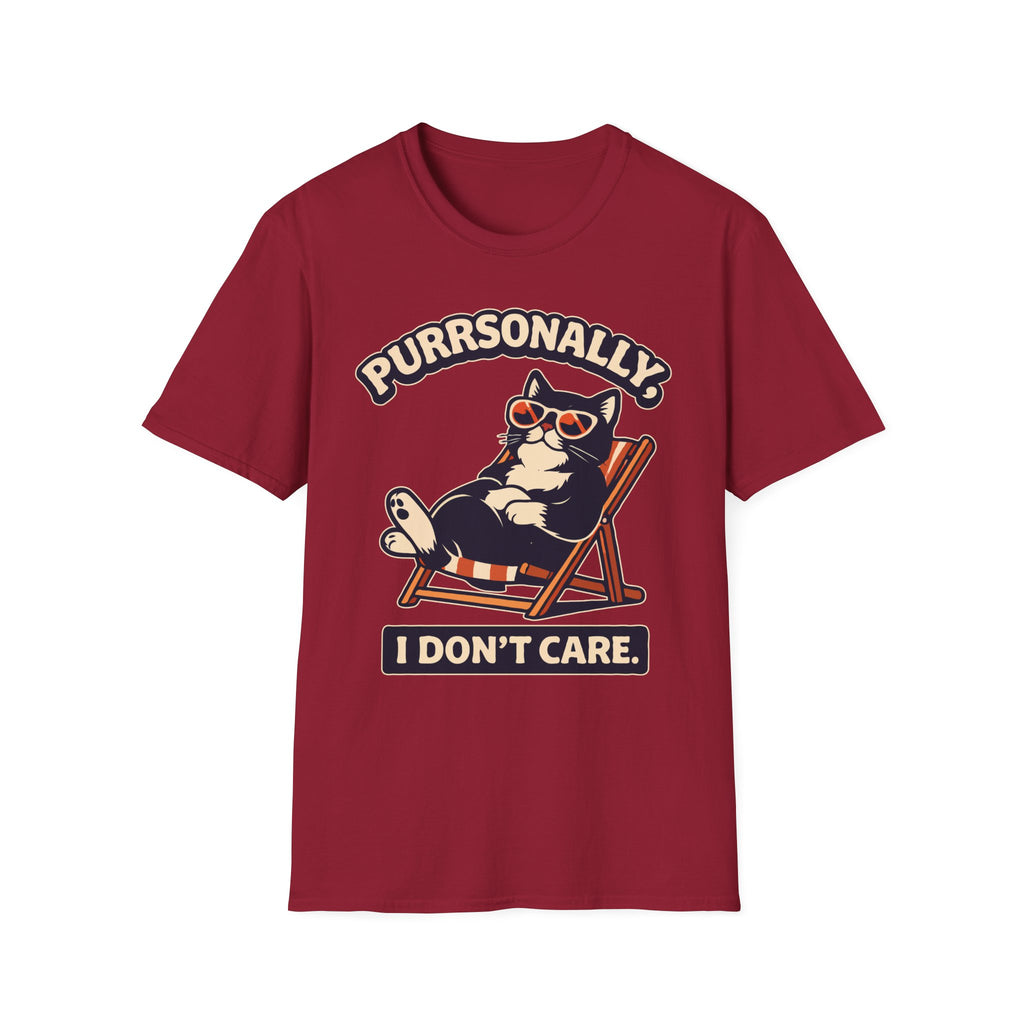 Purrsonaly I Don't Care T-Shirt