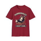 Purrsonaly I Don't Care T-Shirt