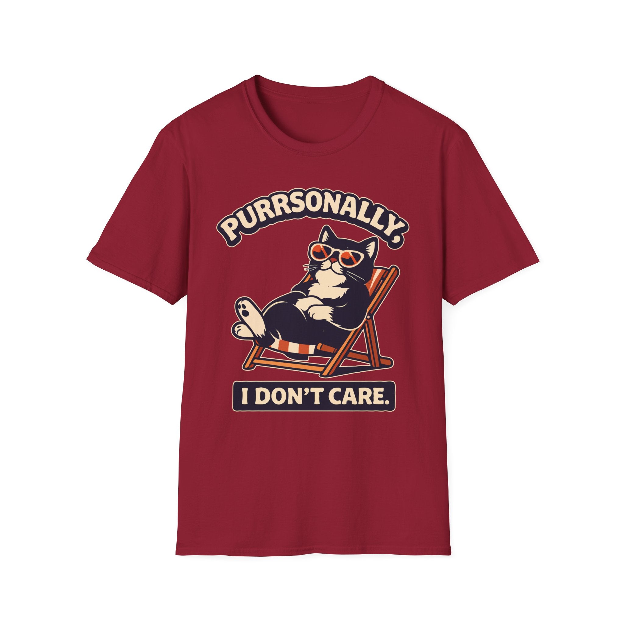 Purrsonaly I Don't Care T-Shirt