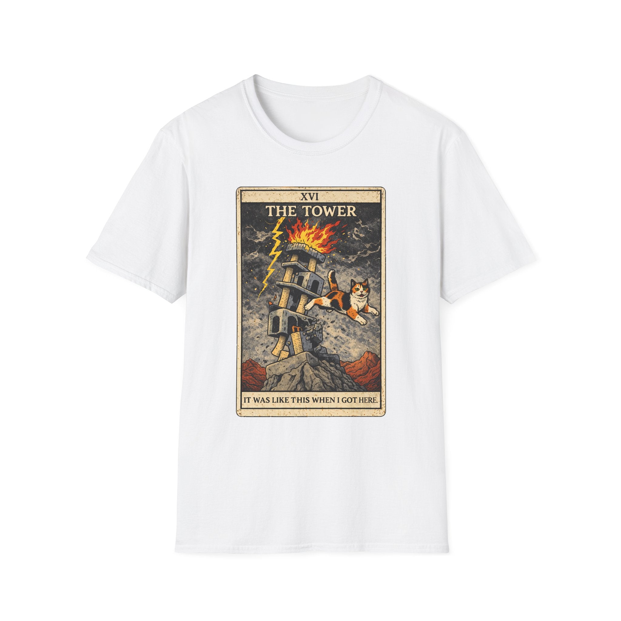 Tarot - The Tower T-Shirt