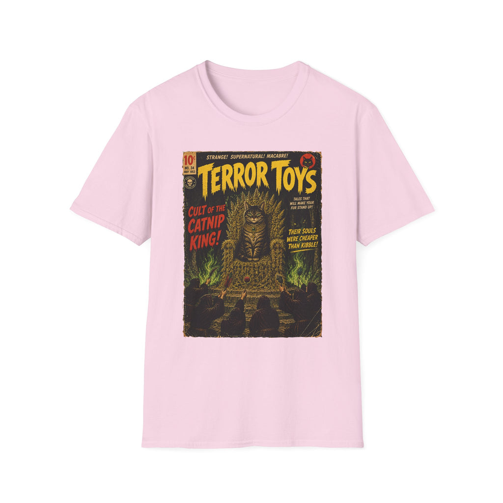 Cat Pulp Terror Stories T-Shirt